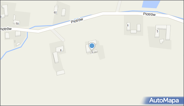 Piotrów, Piotrów, 7, mapa Piotrów