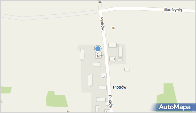 Piotrów, Piotrów, 3a, mapa Piotrów