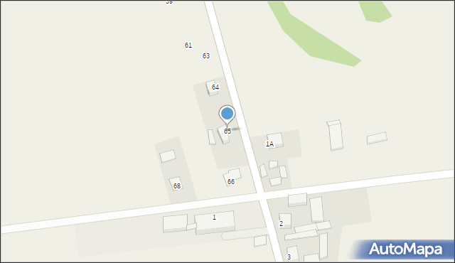 Piotrów-Porębiska, Piotrów-Porębiska, 65, mapa Piotrów-Porębiska