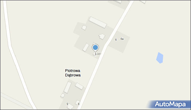 Piotrowa Dąbrowa, Piotrowa Dąbrowa, 7, mapa Piotrowa Dąbrowa