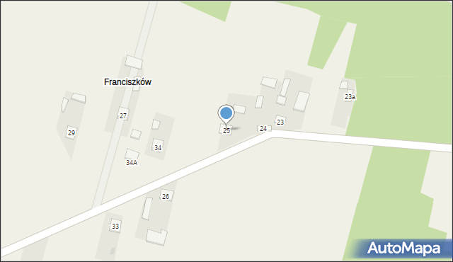 Piotrówek, Piotrówek, 25, mapa Piotrówek