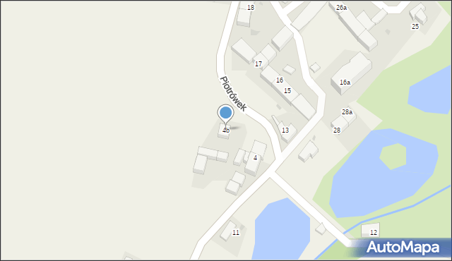 Piotrówek, Piotrówek, 4b, mapa Piotrówek