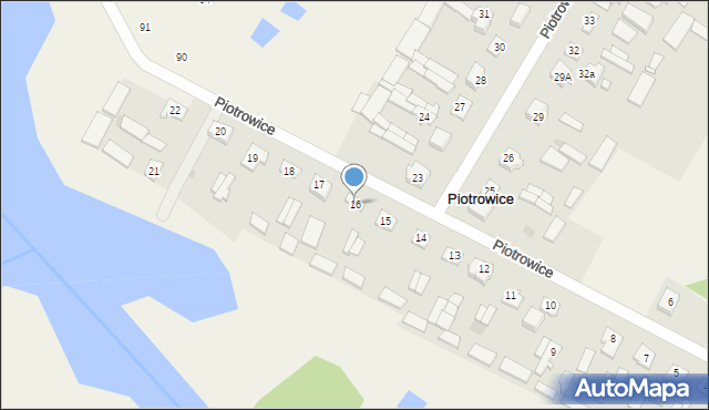 Piotrowice, Piotrowice, 16, mapa Piotrowice