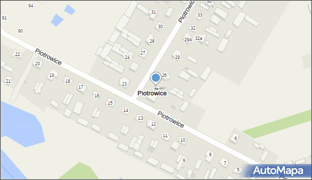 Piotrowice, Piotrowice, 25, mapa Piotrowice