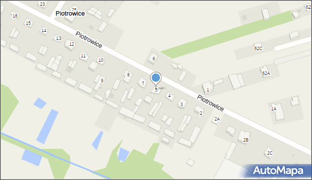 Piotrowice, Piotrowice, 5, mapa Piotrowice