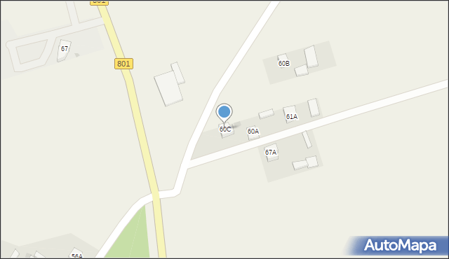 Piotrowice, Piotrowice, 60C, mapa Piotrowice