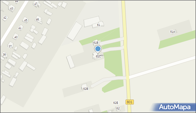 Piotrowice, Piotrowice, 61C, mapa Piotrowice