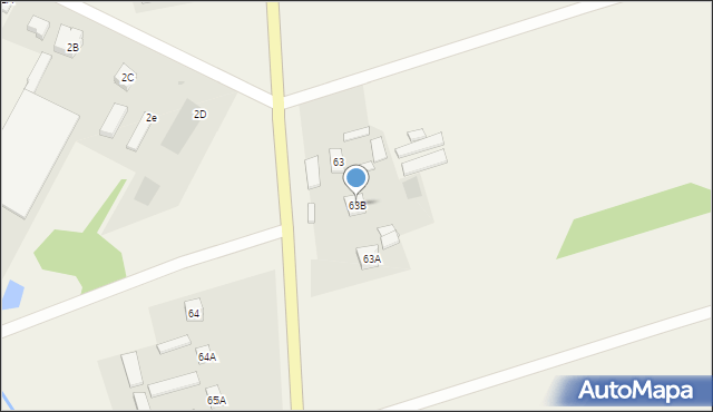 Piotrowice, Piotrowice, 63B, mapa Piotrowice