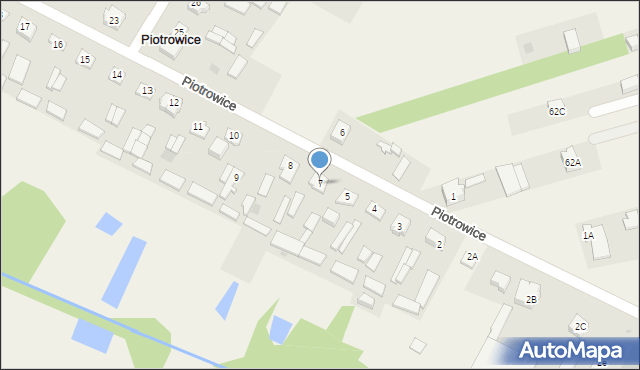 Piotrowice, Piotrowice, 7, mapa Piotrowice