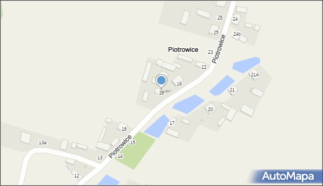 Piotrowice, Piotrowice, 18, mapa Piotrowice