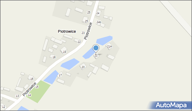 Piotrowice, Piotrowice, 21, mapa Piotrowice