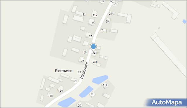 Piotrowice, Piotrowice, 24a, mapa Piotrowice