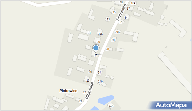 Piotrowice, Piotrowice, 27, mapa Piotrowice