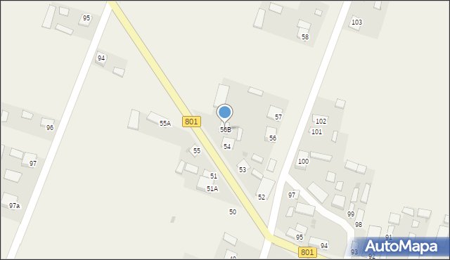 Piotrowice, Piotrowice, 56B, mapa Piotrowice