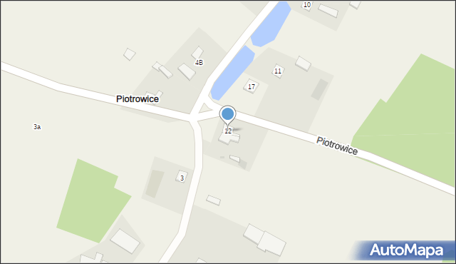 Piotrowice, Piotrowice, 12, mapa Piotrowice