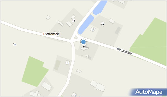 Piotrowice, Piotrowice, 12a, mapa Piotrowice