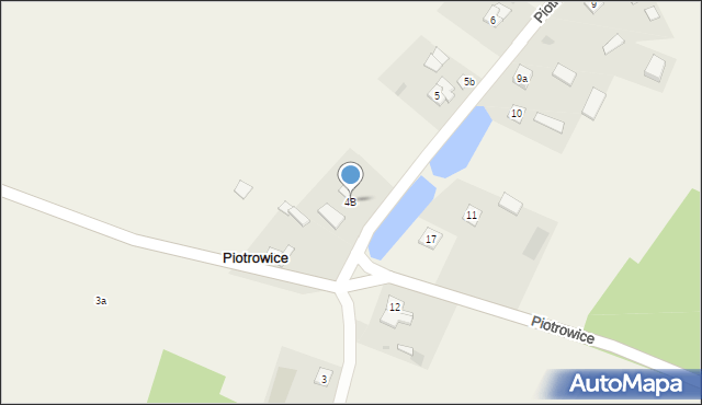 Piotrowice, Piotrowice, 4B, mapa Piotrowice