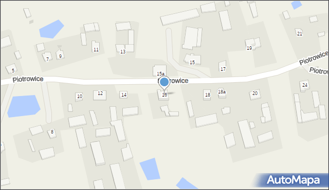 Piotrowice, Piotrowice, 16, mapa Piotrowice
