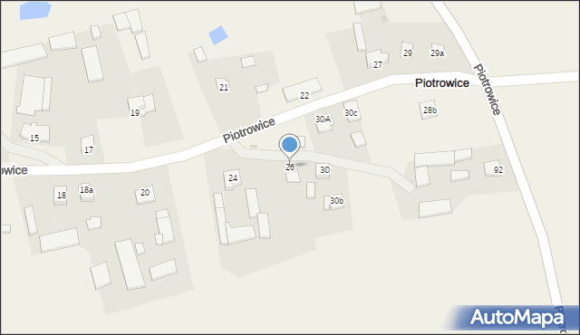 Piotrowice, Piotrowice, 26, mapa Piotrowice