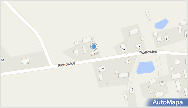 Piotrowice, Piotrowice, 3, mapa Piotrowice