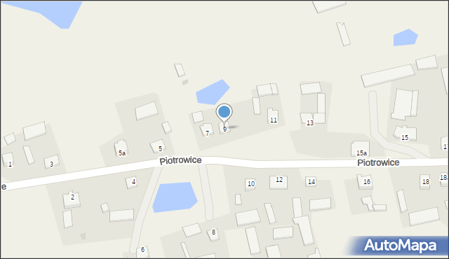 Piotrowice, Piotrowice, 9, mapa Piotrowice