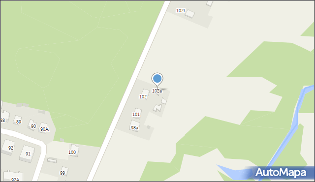 Piotrowice, Piotrowice, 102a, mapa Piotrowice