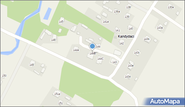 Piotrowice, Piotrowice, 144B, mapa Piotrowice