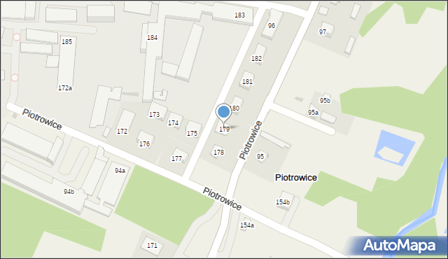 Piotrowice, Piotrowice, 179, mapa Piotrowice