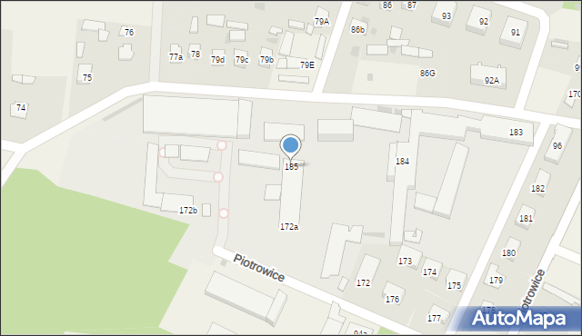 Piotrowice, Piotrowice, 185, mapa Piotrowice