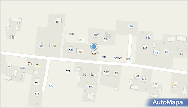 Piotrowice, Piotrowice, 58c, mapa Piotrowice