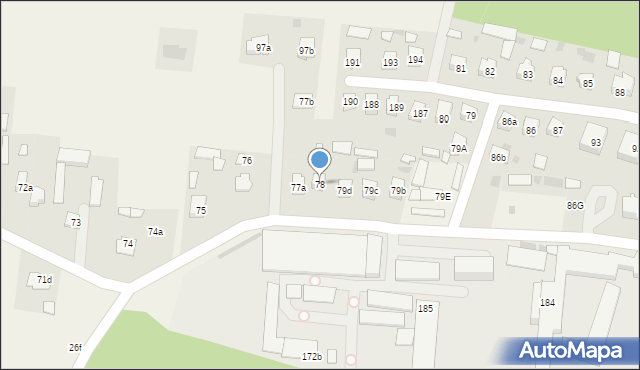 Piotrowice, Piotrowice, 78, mapa Piotrowice