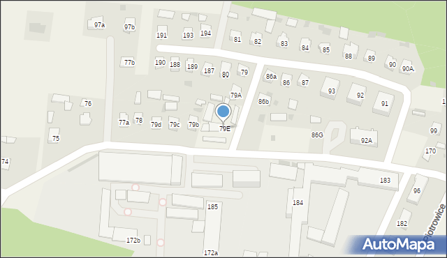 Piotrowice, Piotrowice, 79E, mapa Piotrowice