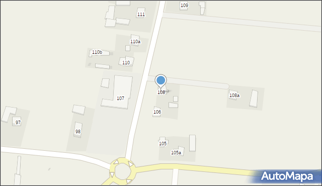 Piotrowice, Piotrowice, 108, mapa Piotrowice