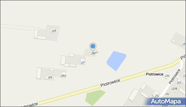 Piotrowice, Piotrowice, 166, mapa Piotrowice