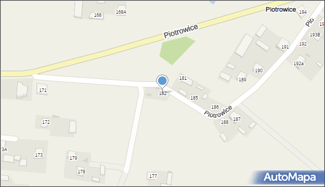 Piotrowice, Piotrowice, 182, mapa Piotrowice