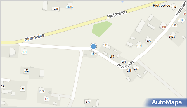 Piotrowice, Piotrowice, 182, mapa Piotrowice