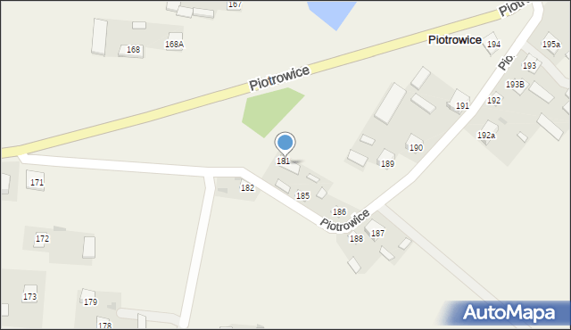 Piotrowice, Piotrowice, 184, mapa Piotrowice