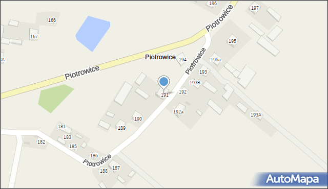 Piotrowice, Piotrowice, 191, mapa Piotrowice