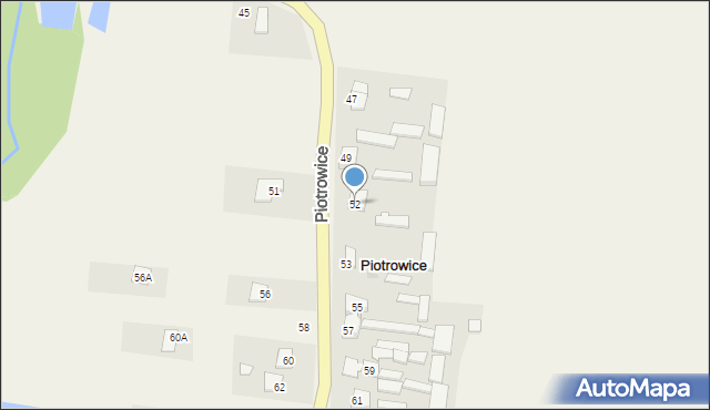 Piotrowice, Piotrowice, 52, mapa Piotrowice