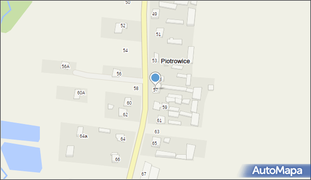 Piotrowice, Piotrowice, 57, mapa Piotrowice