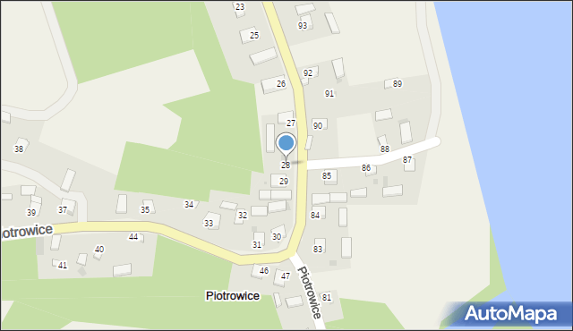 Piotrowice, Piotrowice, 28, mapa Piotrowice