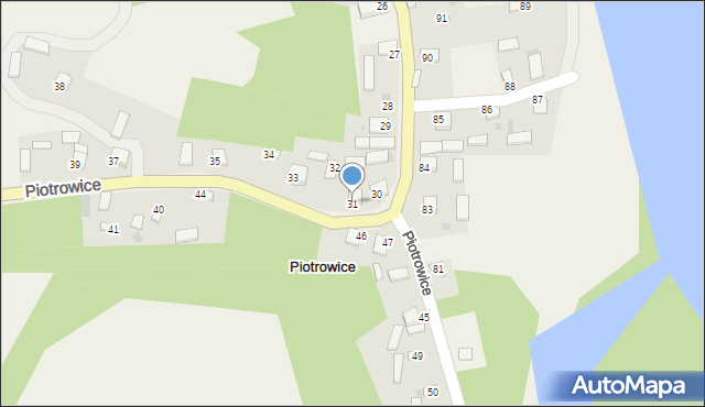 Piotrowice, Piotrowice, 31, mapa Piotrowice