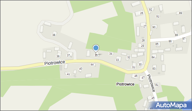 Piotrowice, Piotrowice, 35, mapa Piotrowice