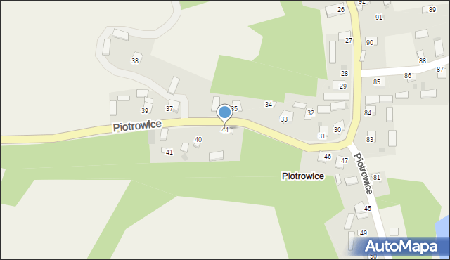 Piotrowice, Piotrowice, 44, mapa Piotrowice