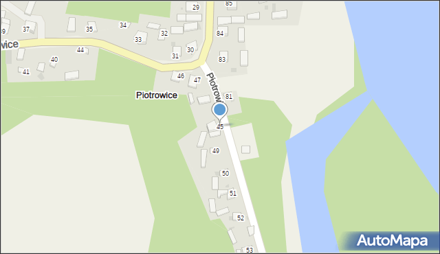 Piotrowice, Piotrowice, 45, mapa Piotrowice