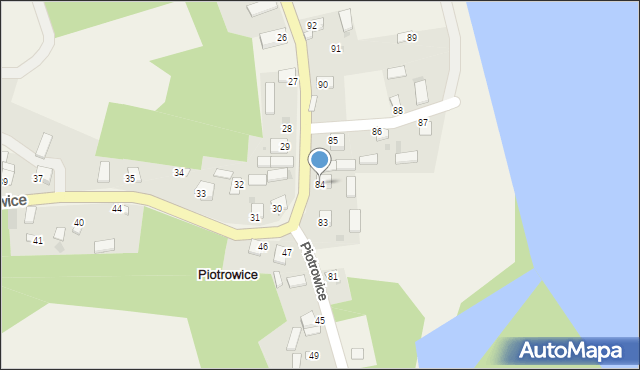 Piotrowice, Piotrowice, 84, mapa Piotrowice