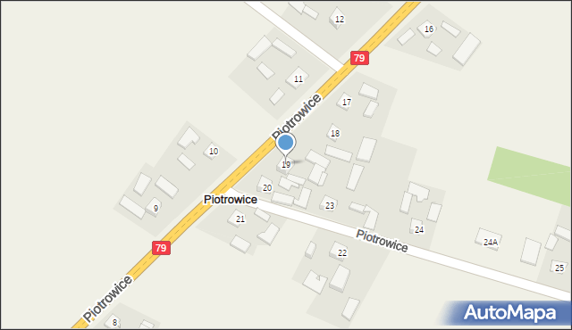 Piotrowice, Piotrowice, 19, mapa Piotrowice