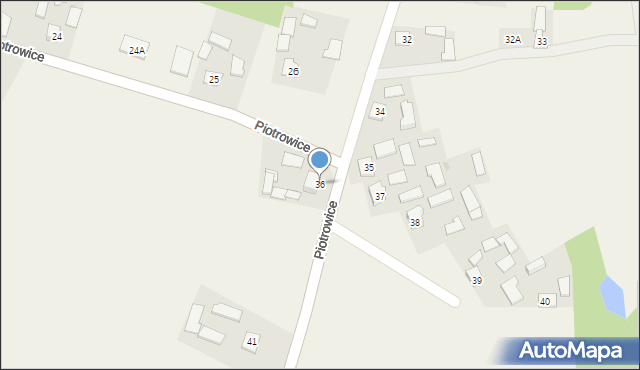 Piotrowice, Piotrowice, 36, mapa Piotrowice