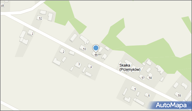 Piotrowice, Piotrowice, 55, mapa Piotrowice