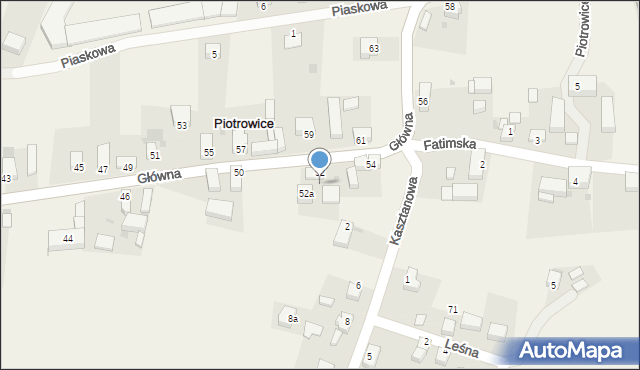 Piotrowice, Piotrowice, 92a, mapa Piotrowice